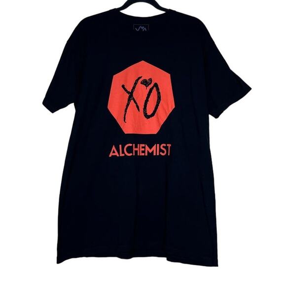 The Weeknd XO, Alchemist T-shirt, Black, Red  Graphic Tee - Picture 8 of 8